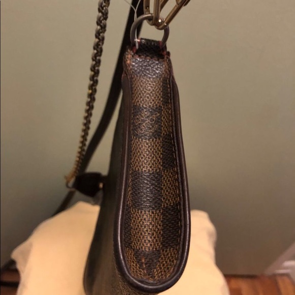 Auth Louis Vuitton Damier Eva Clutch Sling Bag (Available) - Picture 6 of 14